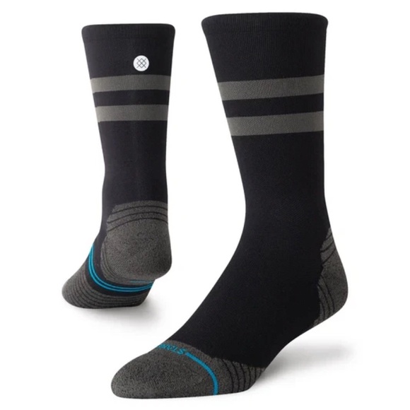 Stance Adult Black Crew Nylon FreshTek Franchise UL Performance Socks Sz S 3-5.5 - Picture 1 of 5